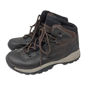 Columbia Waterproof Omni Grip Hiking Boots Brown Leather Women’s 8.5 Outdoor